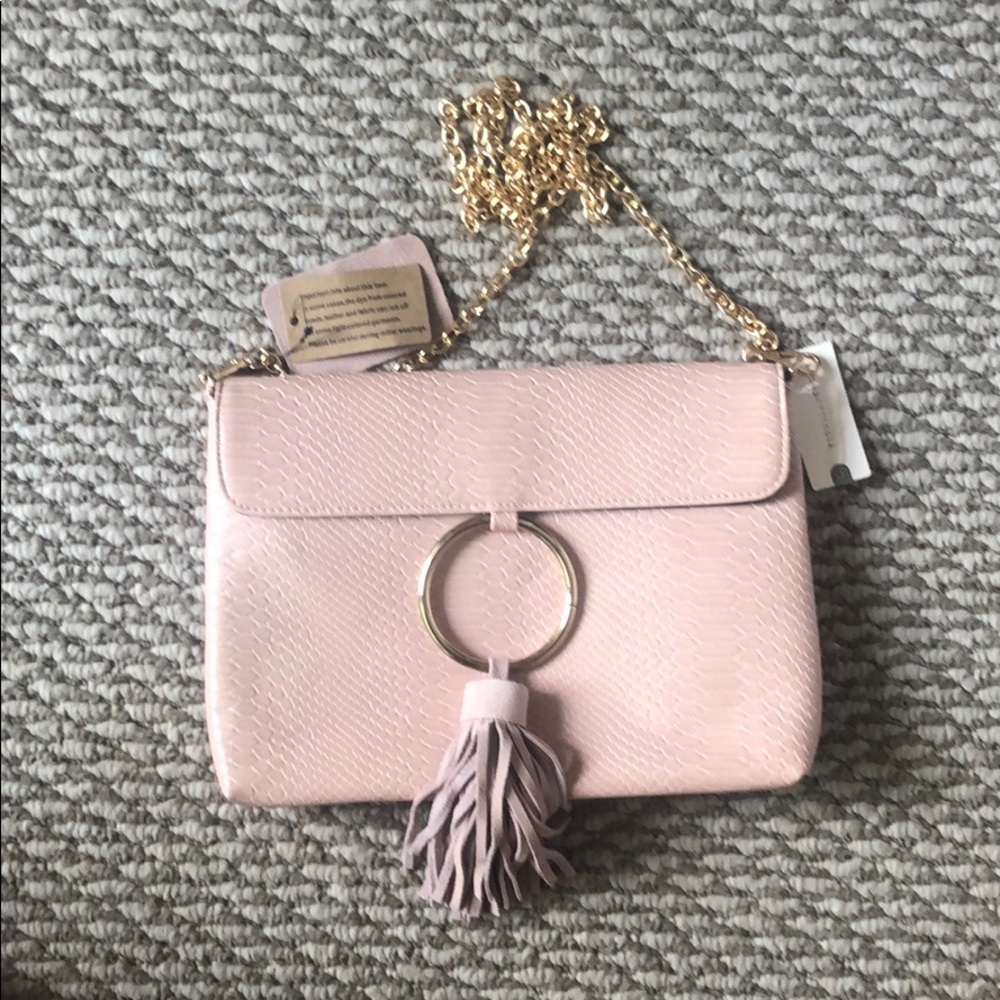 Anthropologie, Cross Body, Clutch, Gold Chain